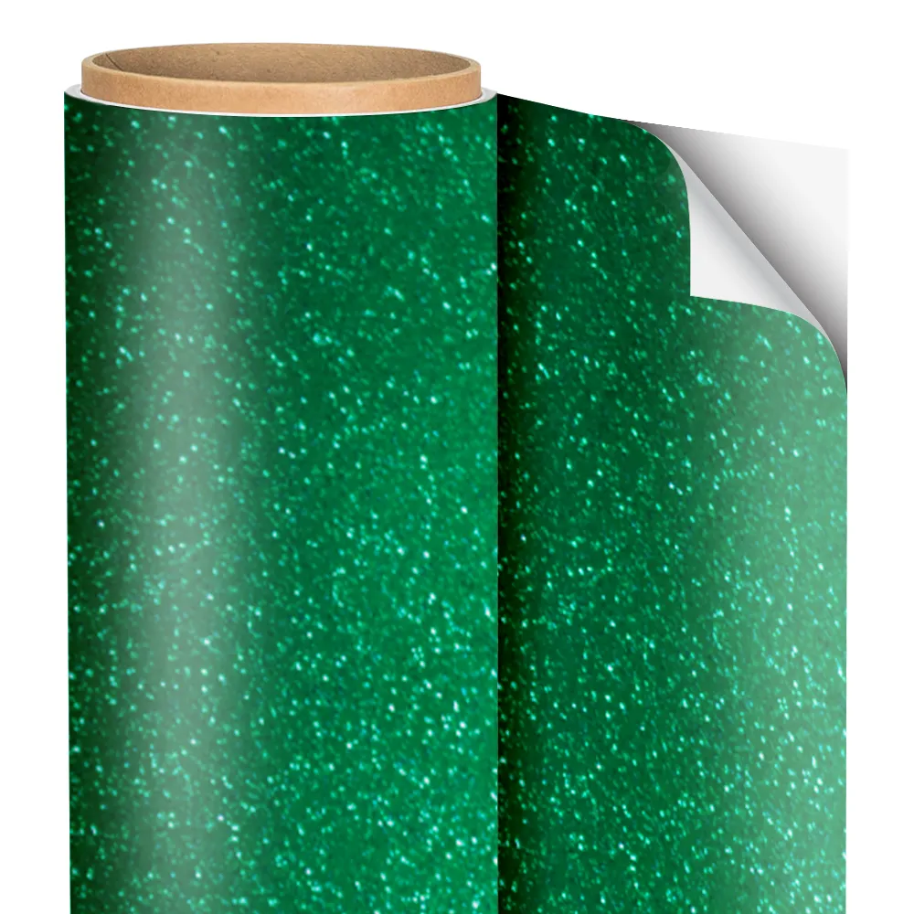 Siser EasyPSV Glitter Permanent Adhesive Sticker Vinyl - 12" x 10 Yards