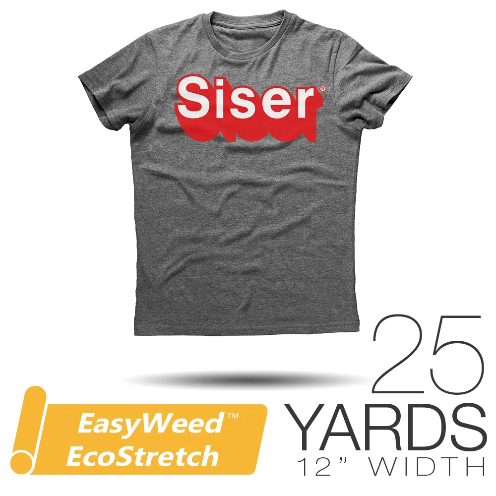 Siser EASYWEED ECOSTRETCH Heat Transfer Vinyl - 12" x 25 Yards