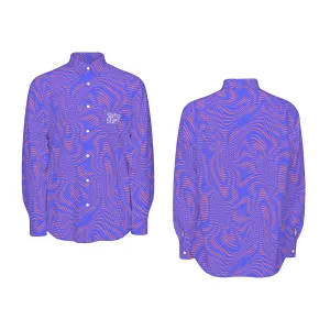 Sixty Eight 93 Logo White Men's Cotton Long Sleeve Shirt #9