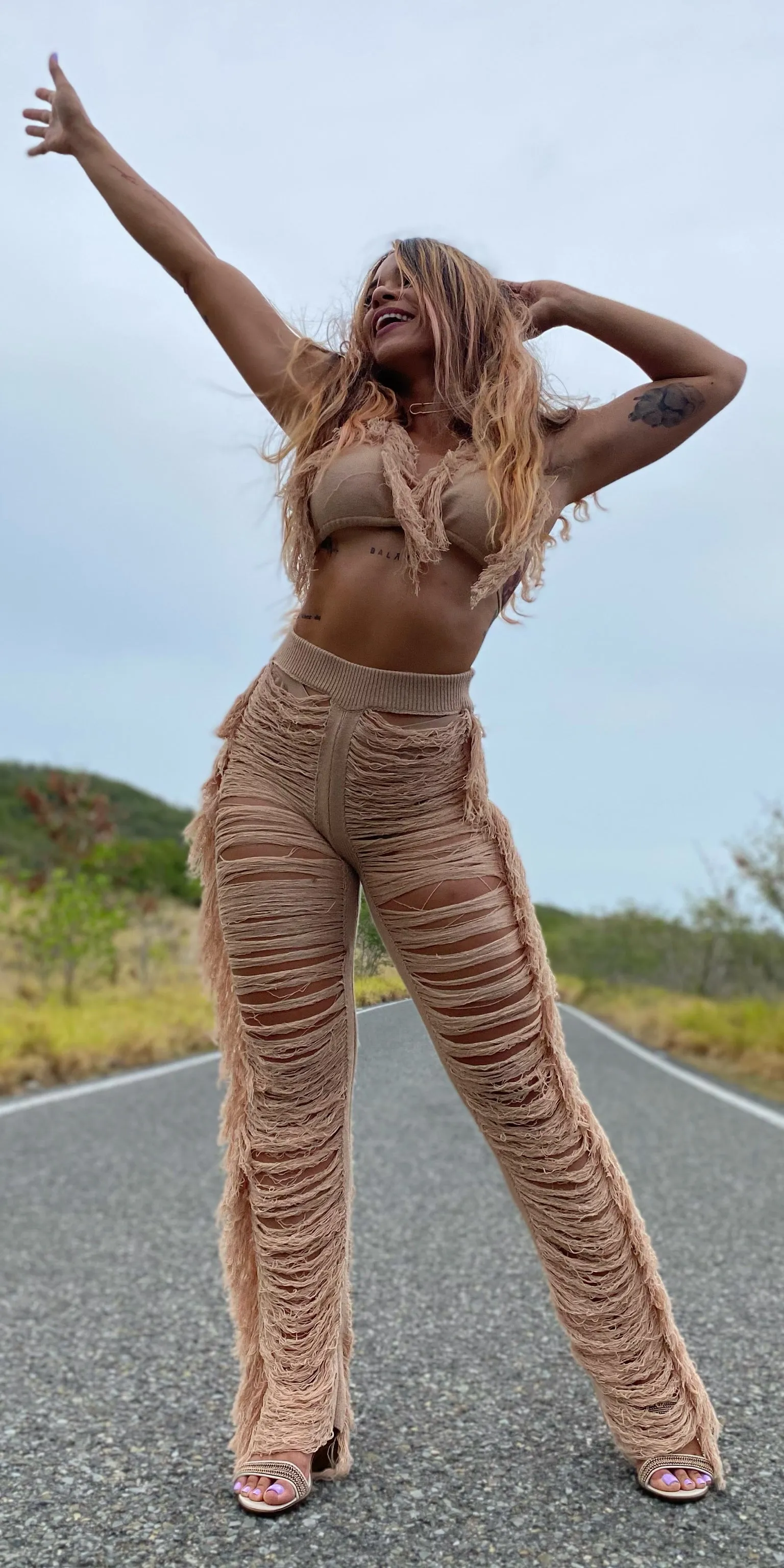Skin Pant Set