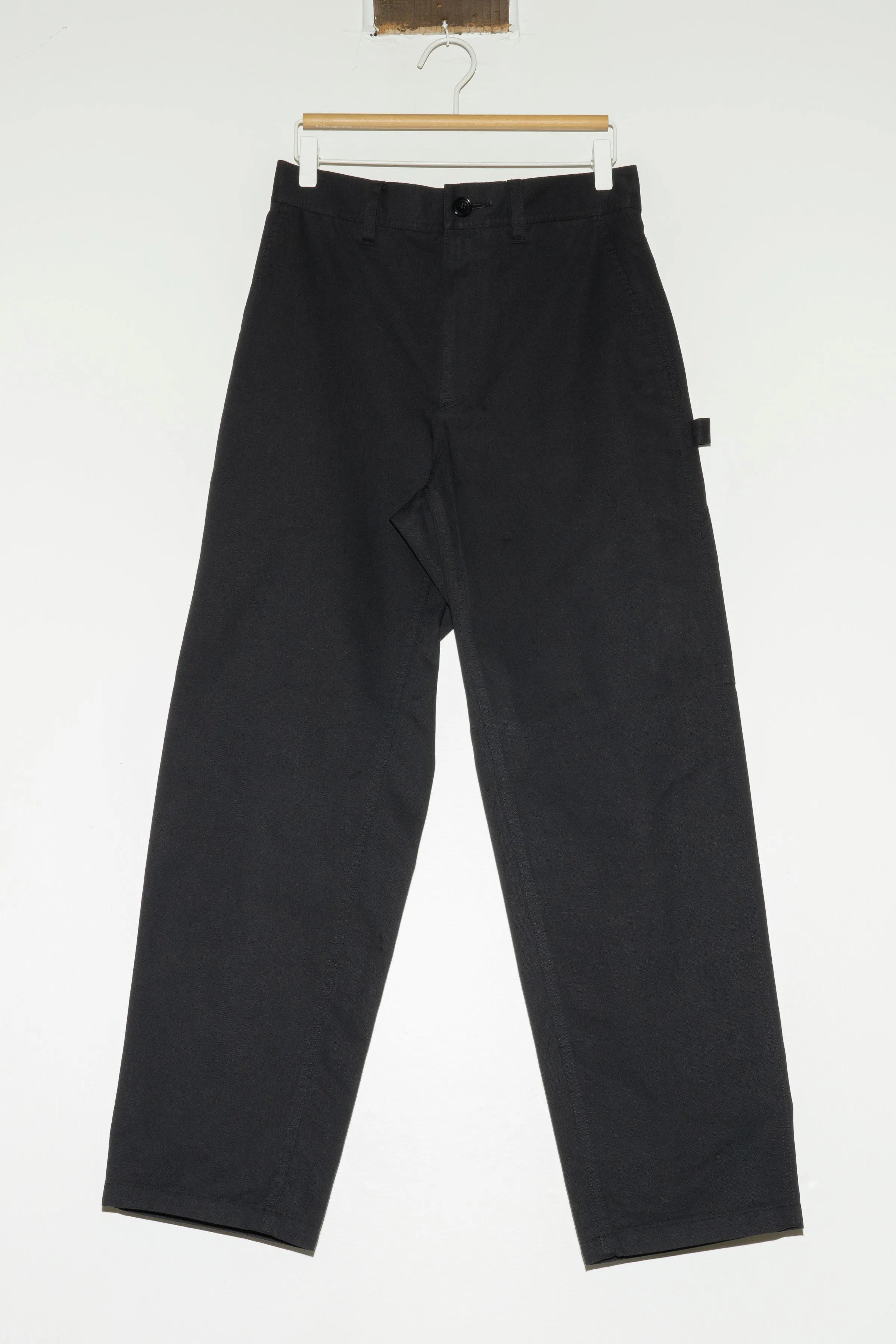 SNOW PEAK - TAKIBI WIDE CHINO PANTS IN BLACK