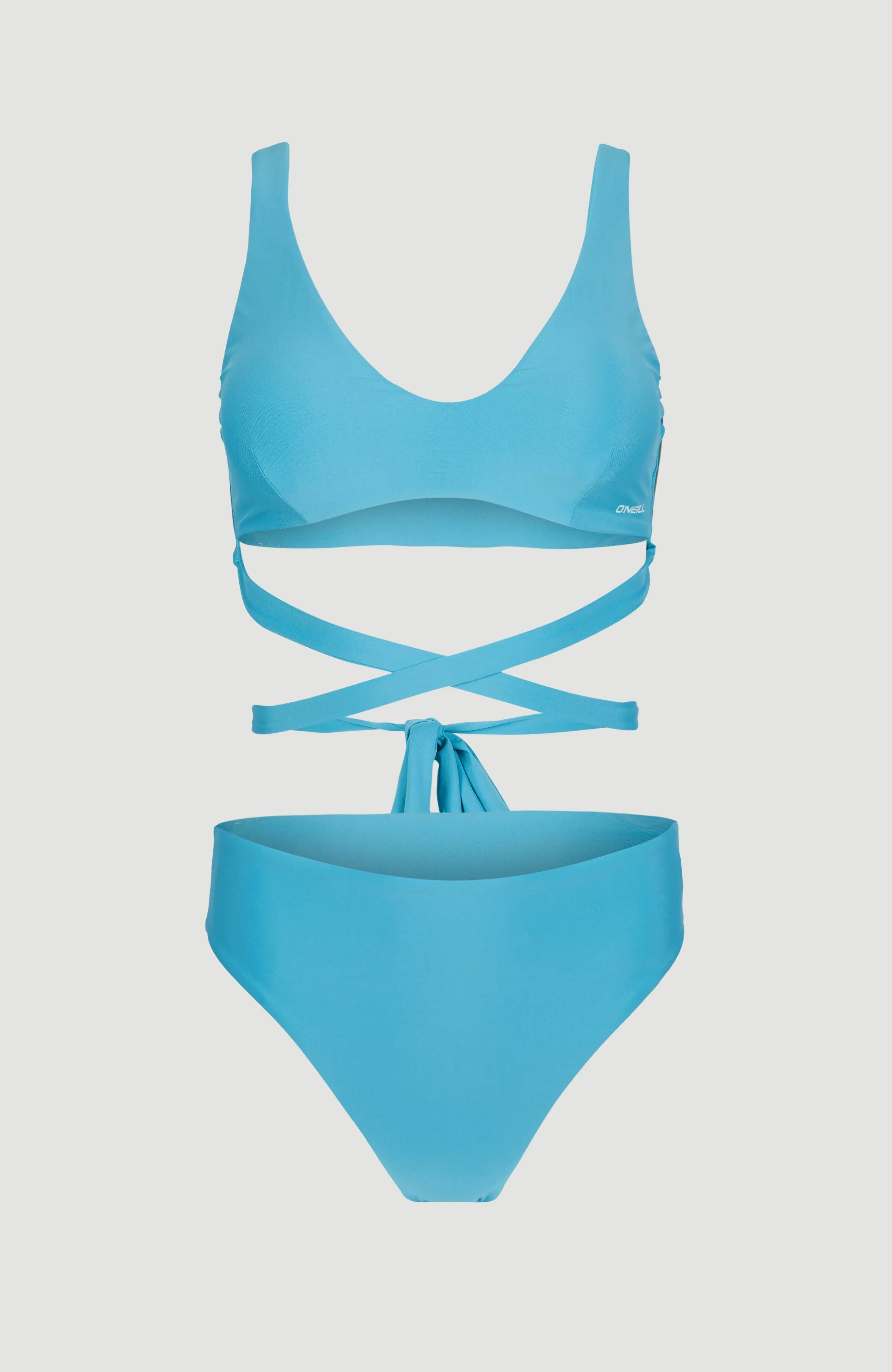 Sofie - Love Longline Triangle Bikini Set | Blue Topaz