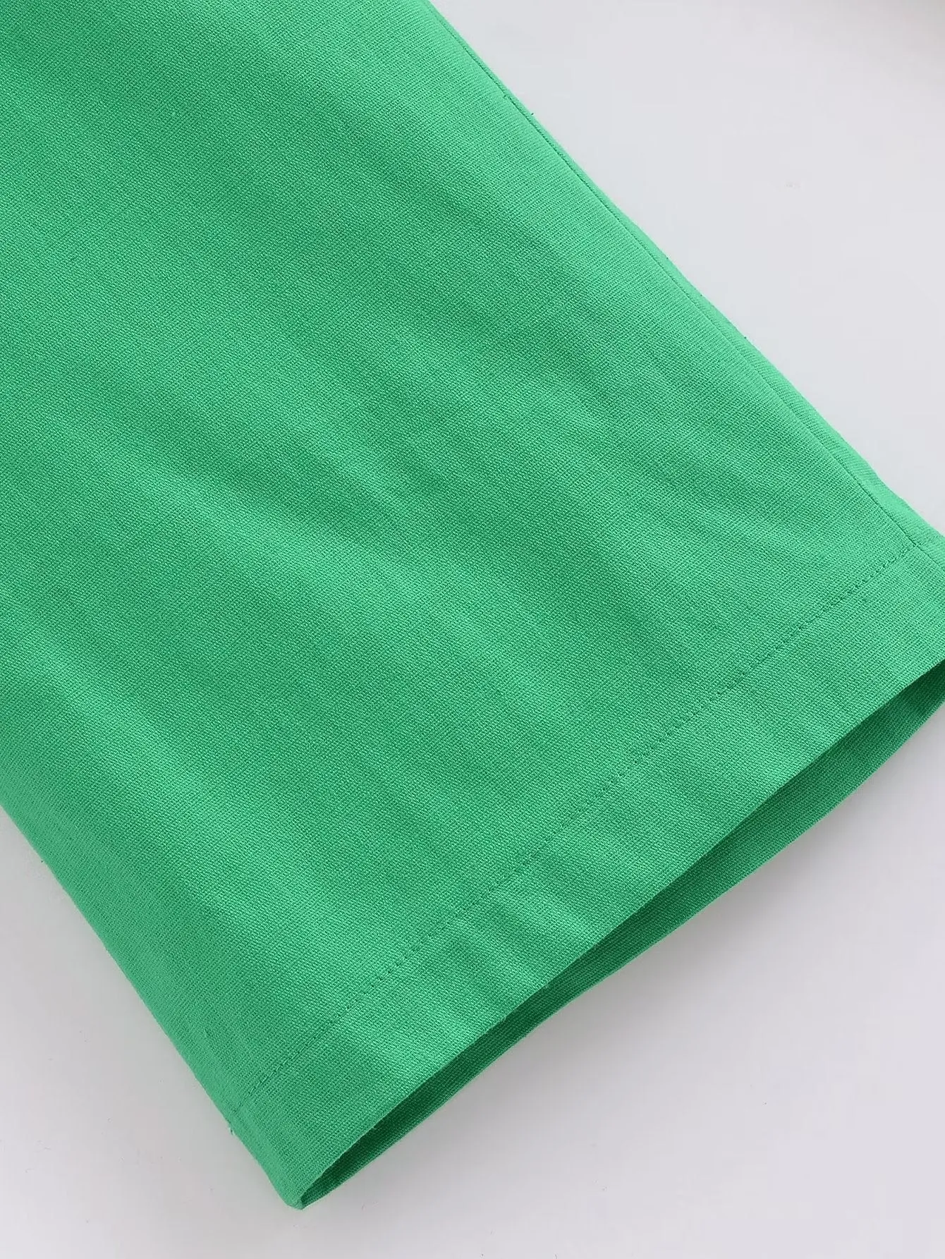 Spring Summer Women Straight Loose Casual Pants Stretch High Waist Linen Trousers