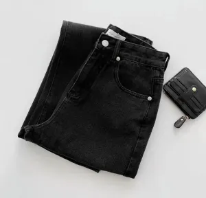 Straight Cut High Waist Jeans