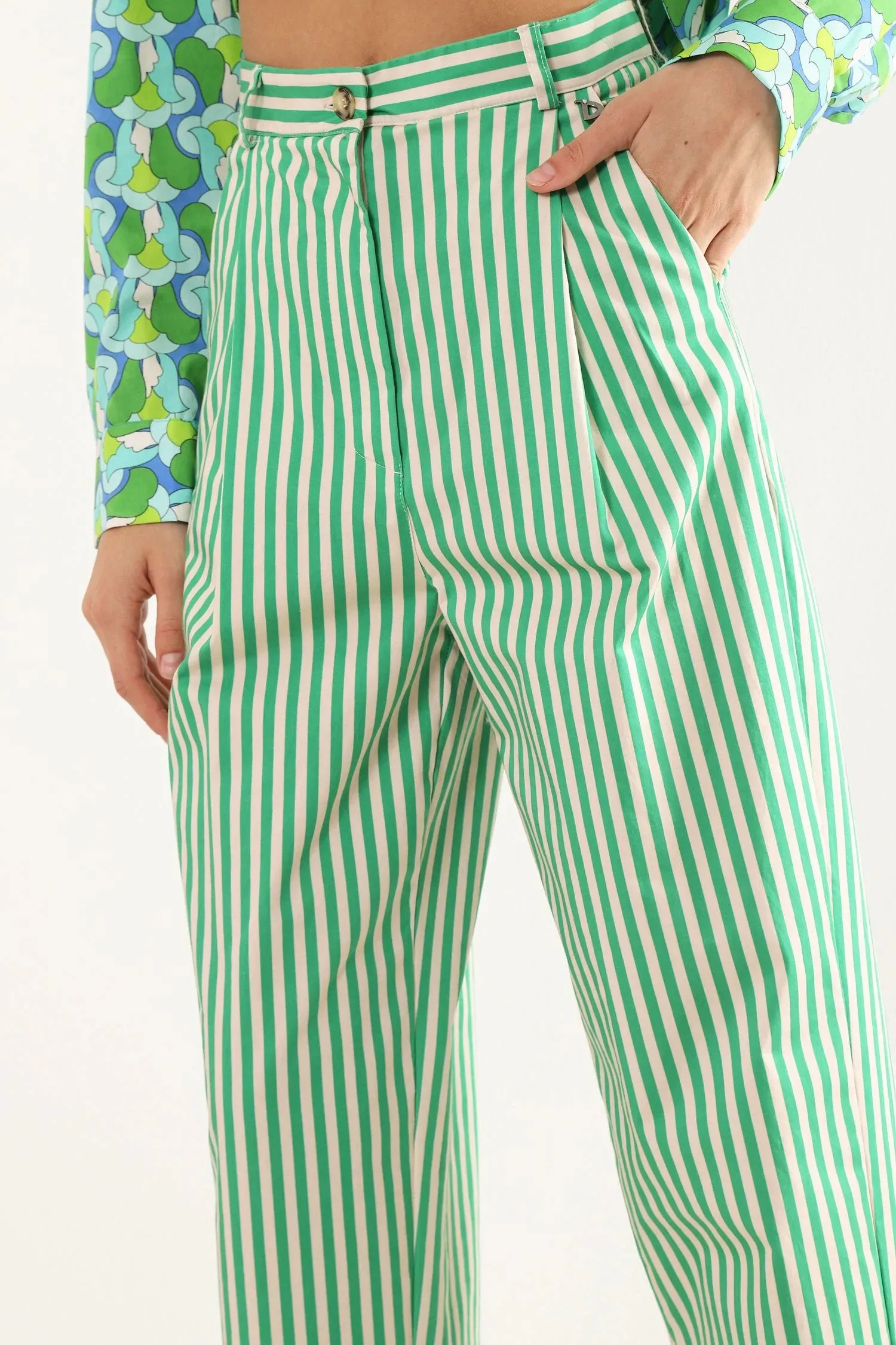 Striped balloon Trouser