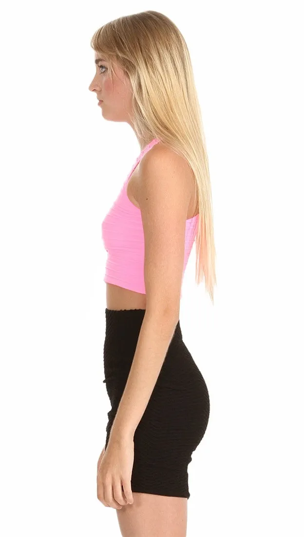 Sugar Lips Seamless Ribbed Crop Tank
