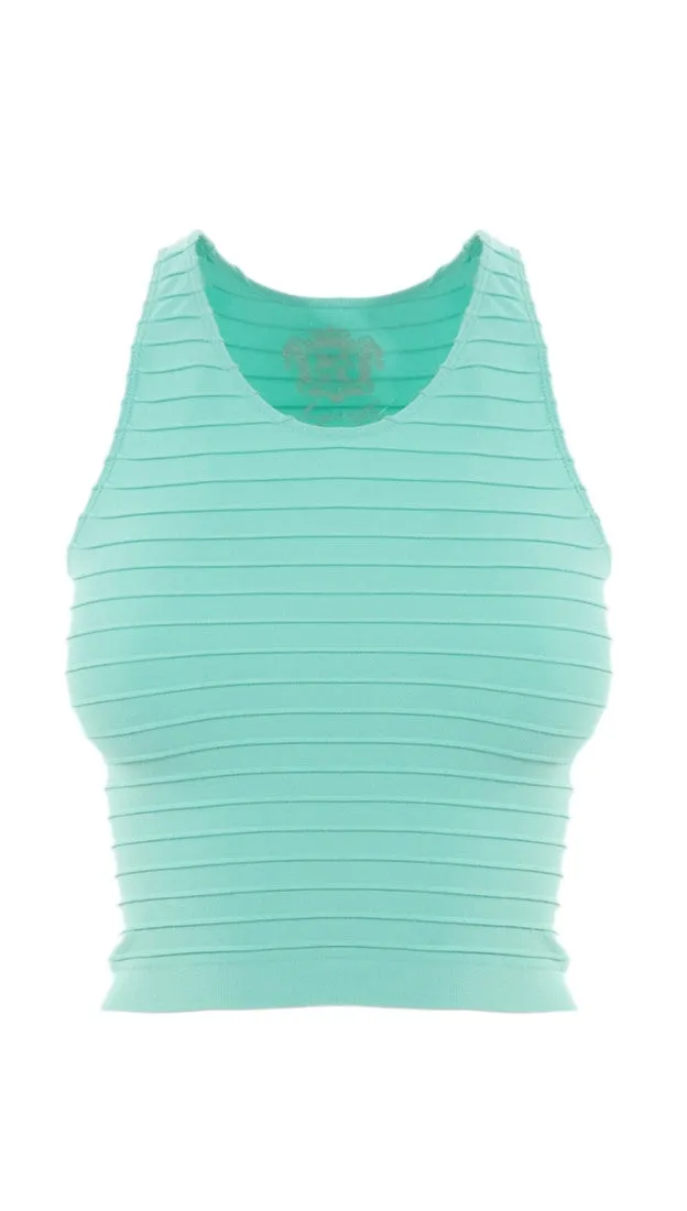 Sugar Lips Seamless Ribbed Crop Tank