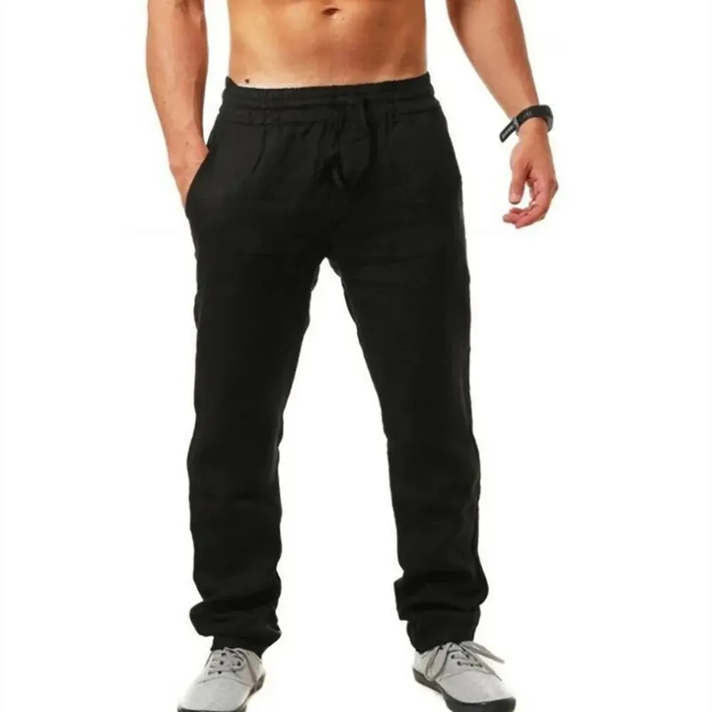 Summer Casual Cotton Linen Men's Pants