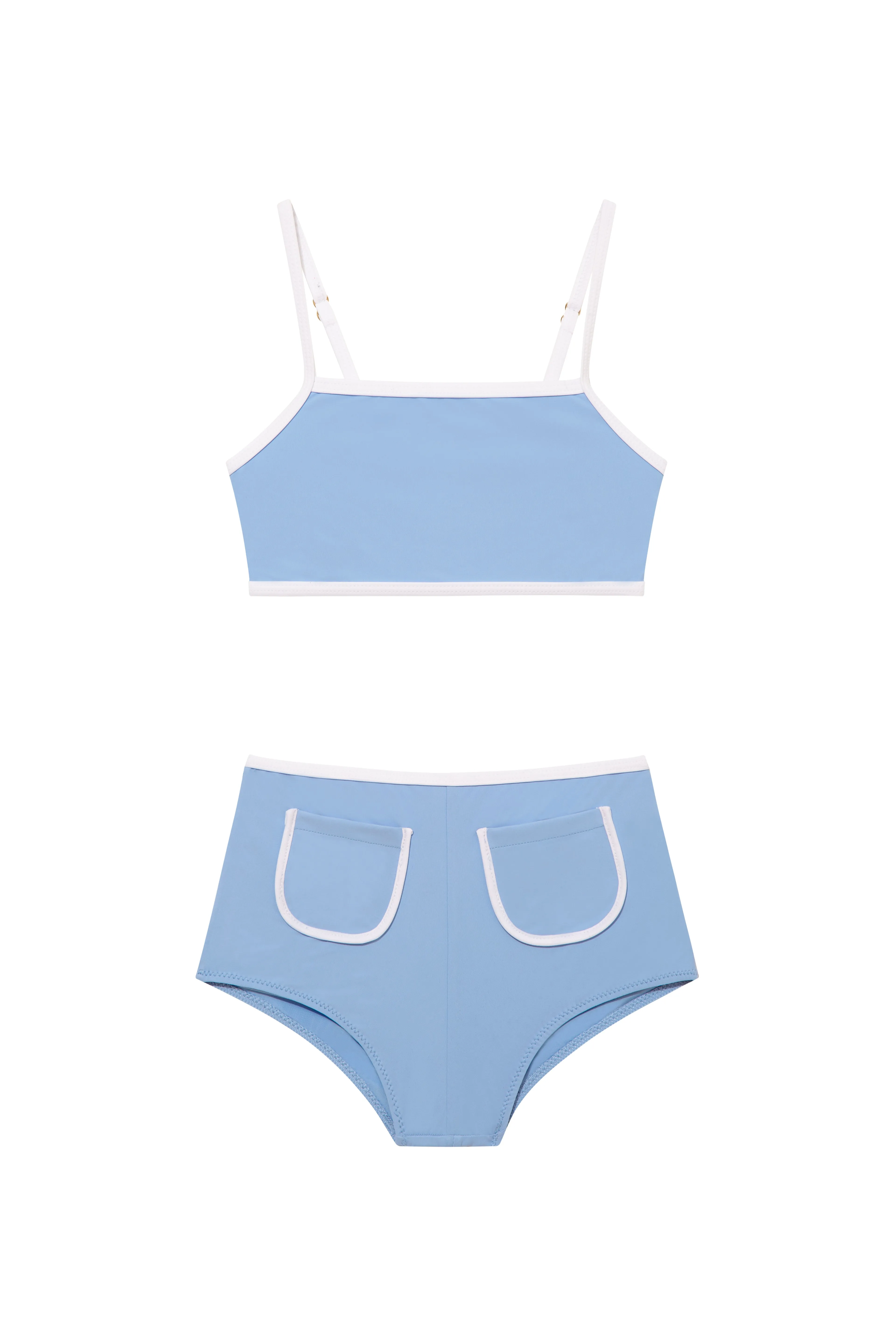 Sunny Blue Kids Bikini Bottom
