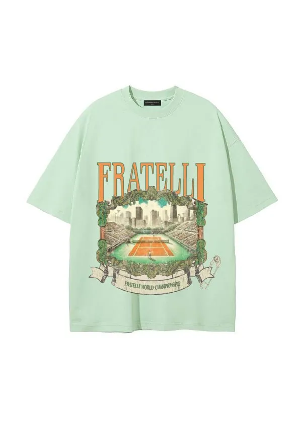 T-SHIRT TENNIS VERT