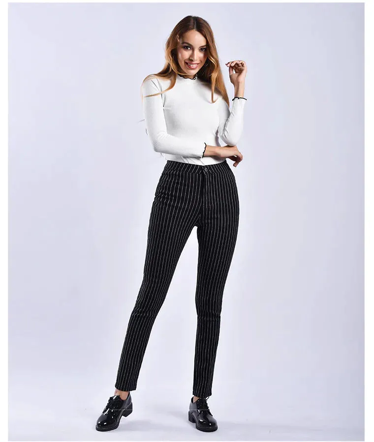 TastyHottie - WOMEN'S STRIPED TROUSERS PANT