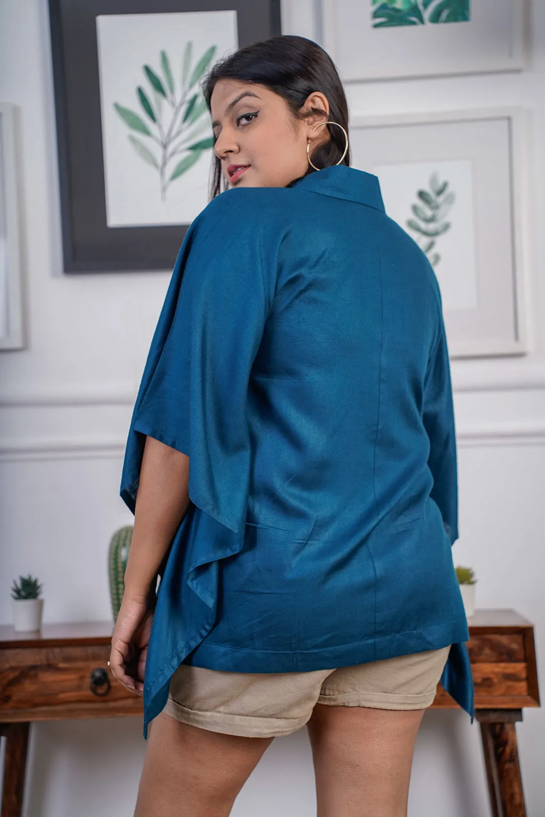 Teal Kaftan Top - Dual