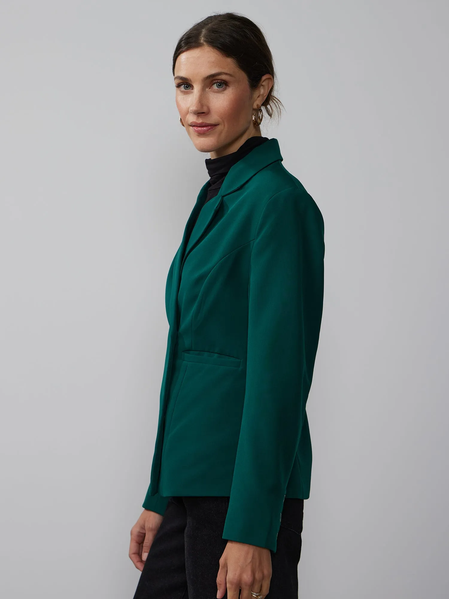 Tech Twill Double Breasted Blazer