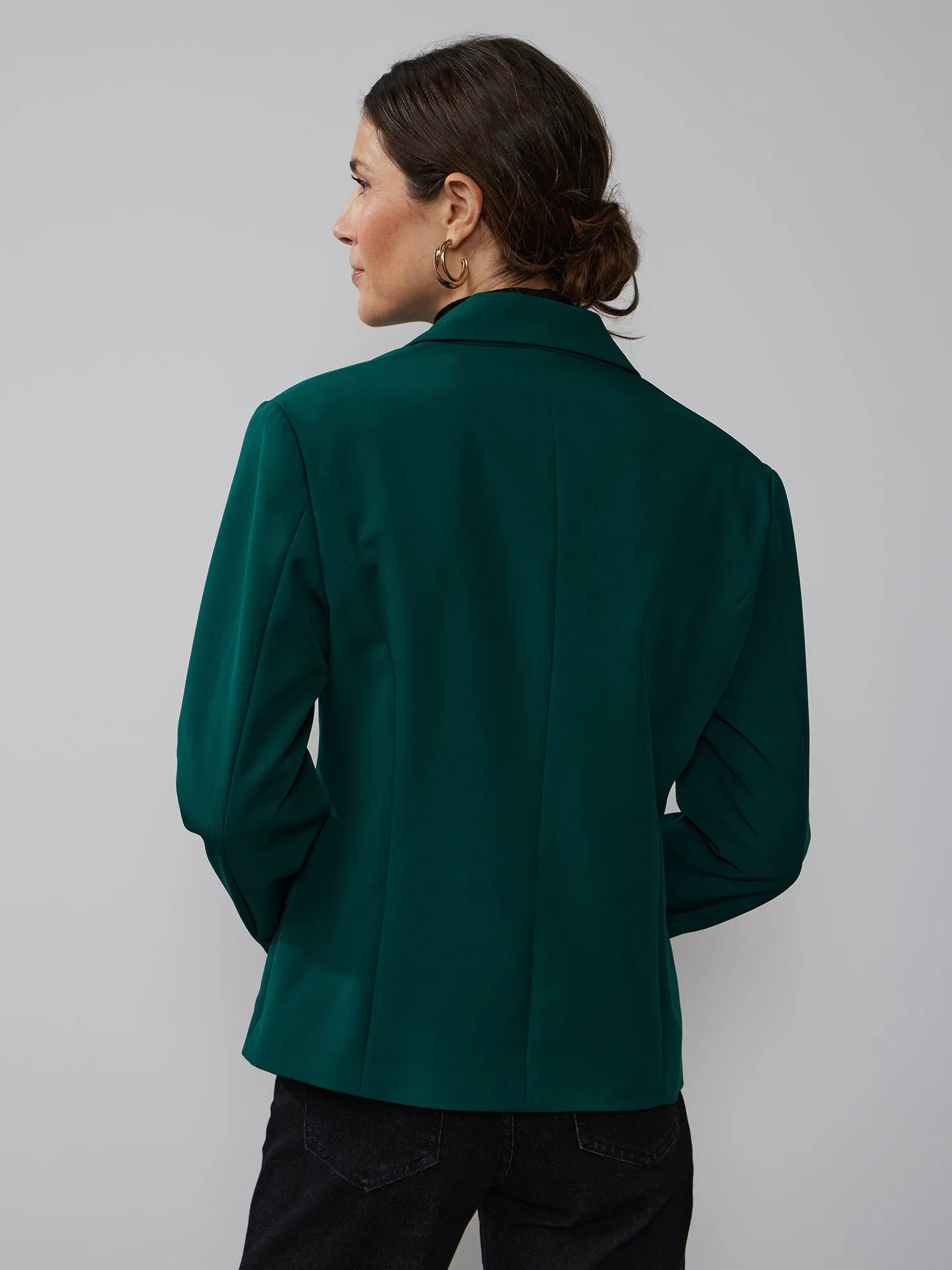 Tech Twill Double Breasted Blazer