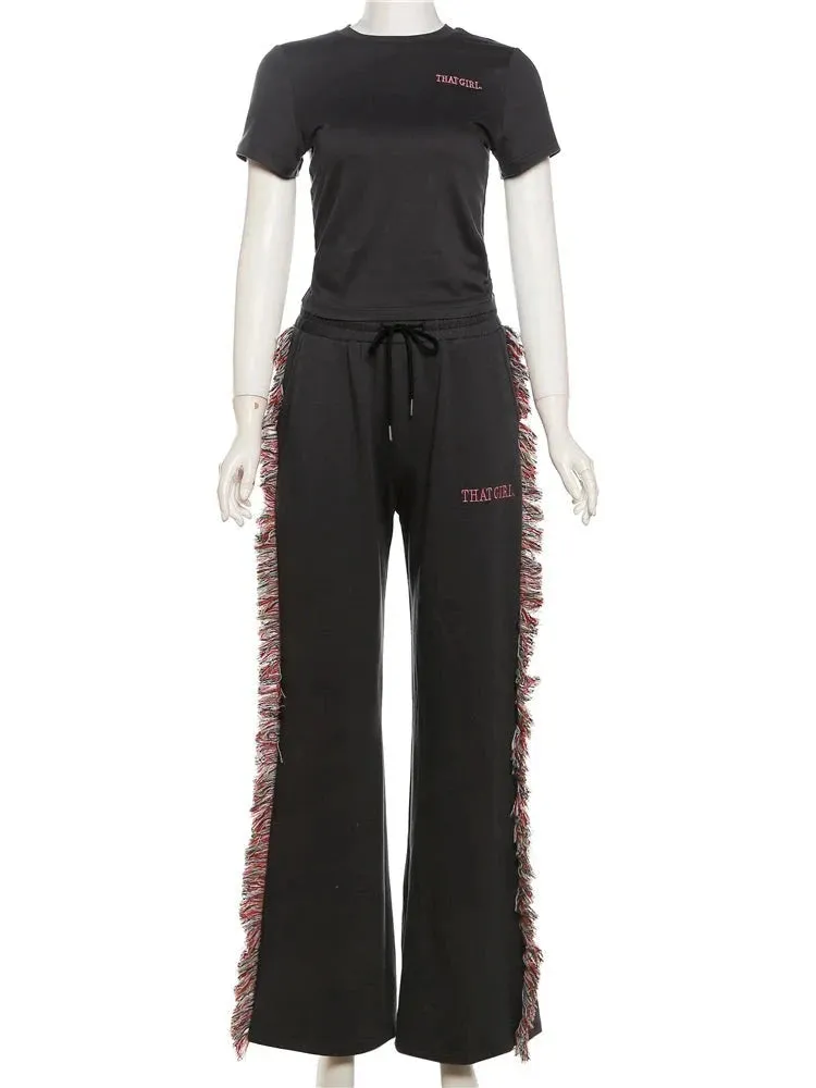 That Girl Tassel Pants Set
