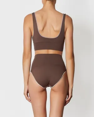 The Contour High Waist Pant - Fudgesicle