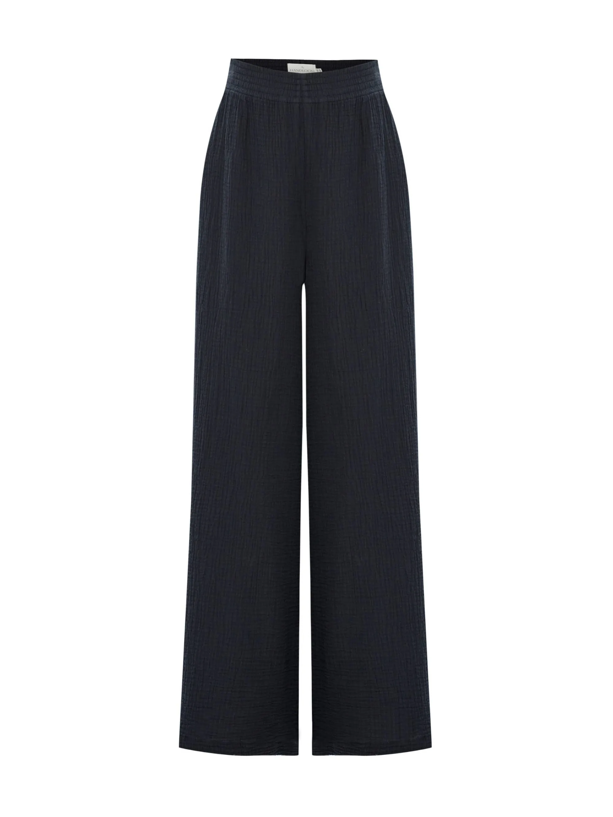 The Handloom - Skye Palazzo Pants - Navy