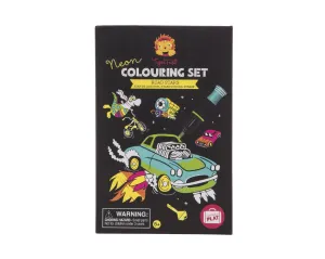 Tiger Tribe Neon Colouring Set Road Stars