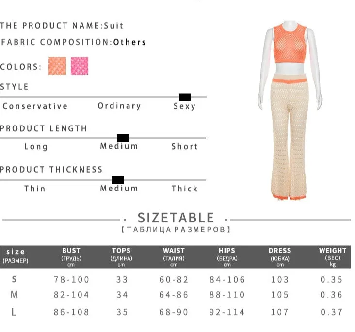 Tina Knit Pants Set