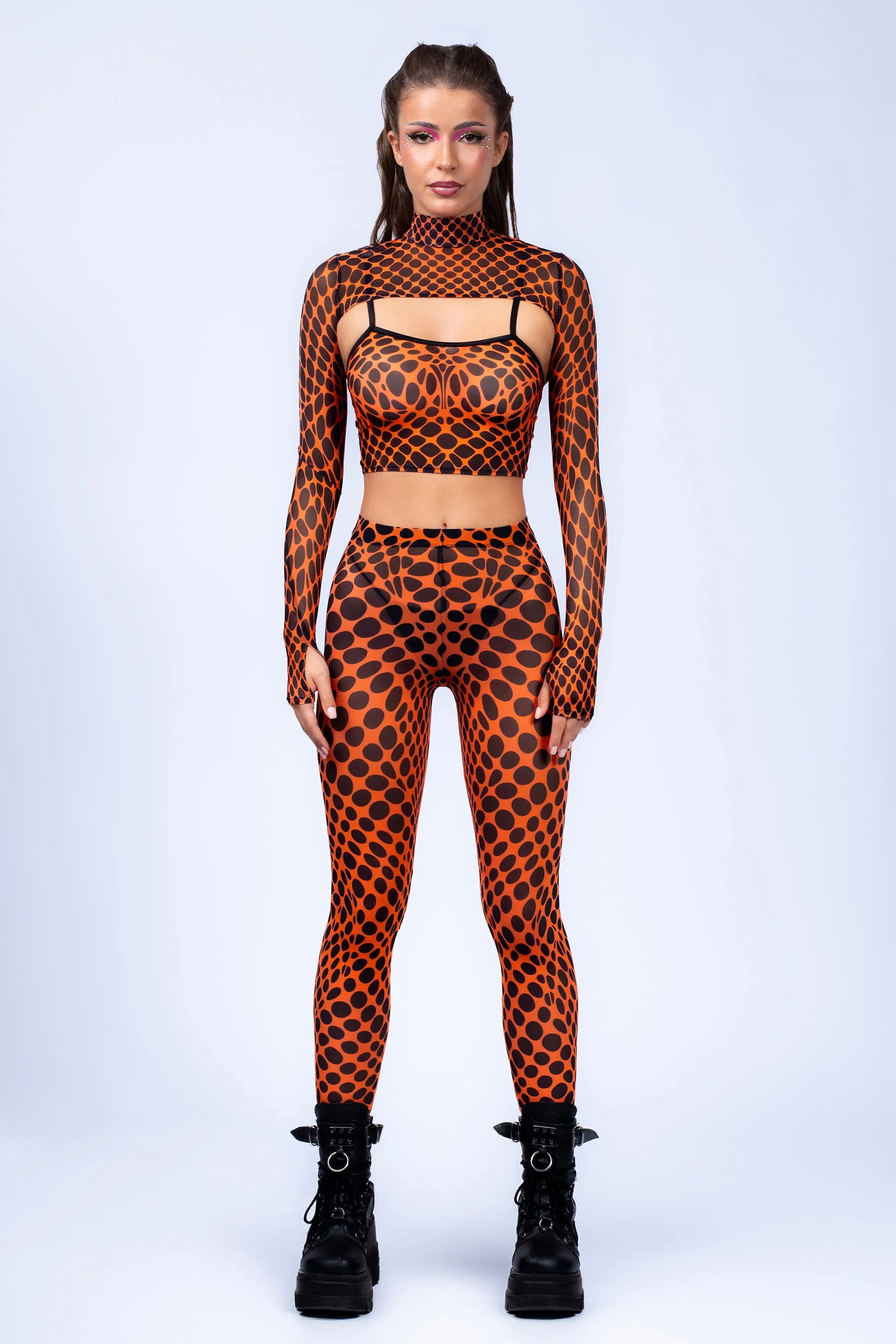 To The Point Mesh Leggings