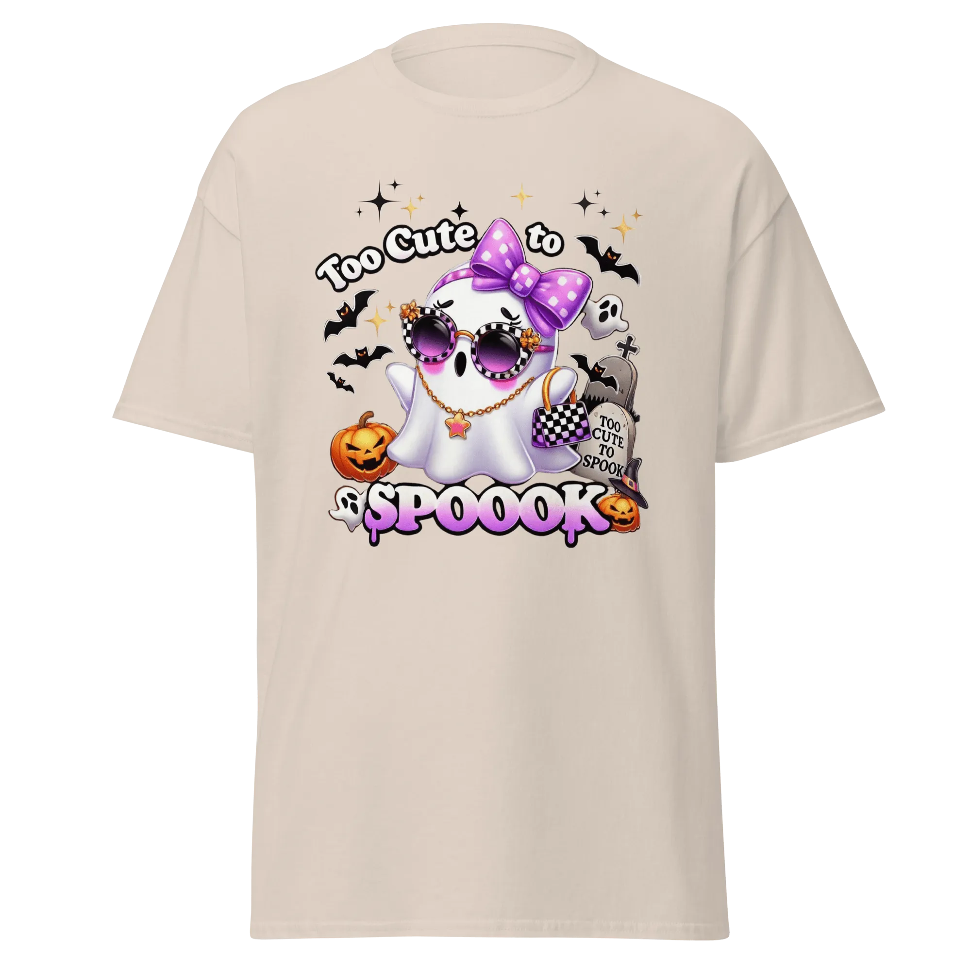 Too Cute To Spook - Halloween T-Shirt - Fun Halloween T-Shirt