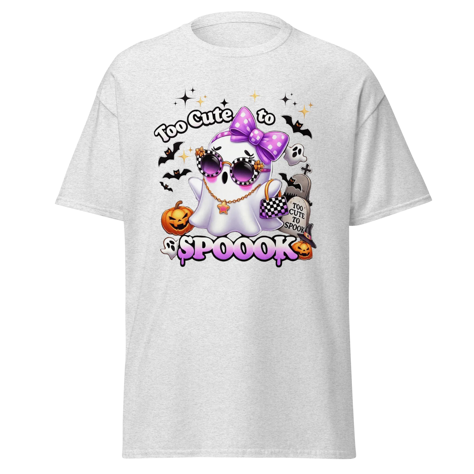 Too Cute To Spook - Halloween T-Shirt - Fun Halloween T-Shirt
