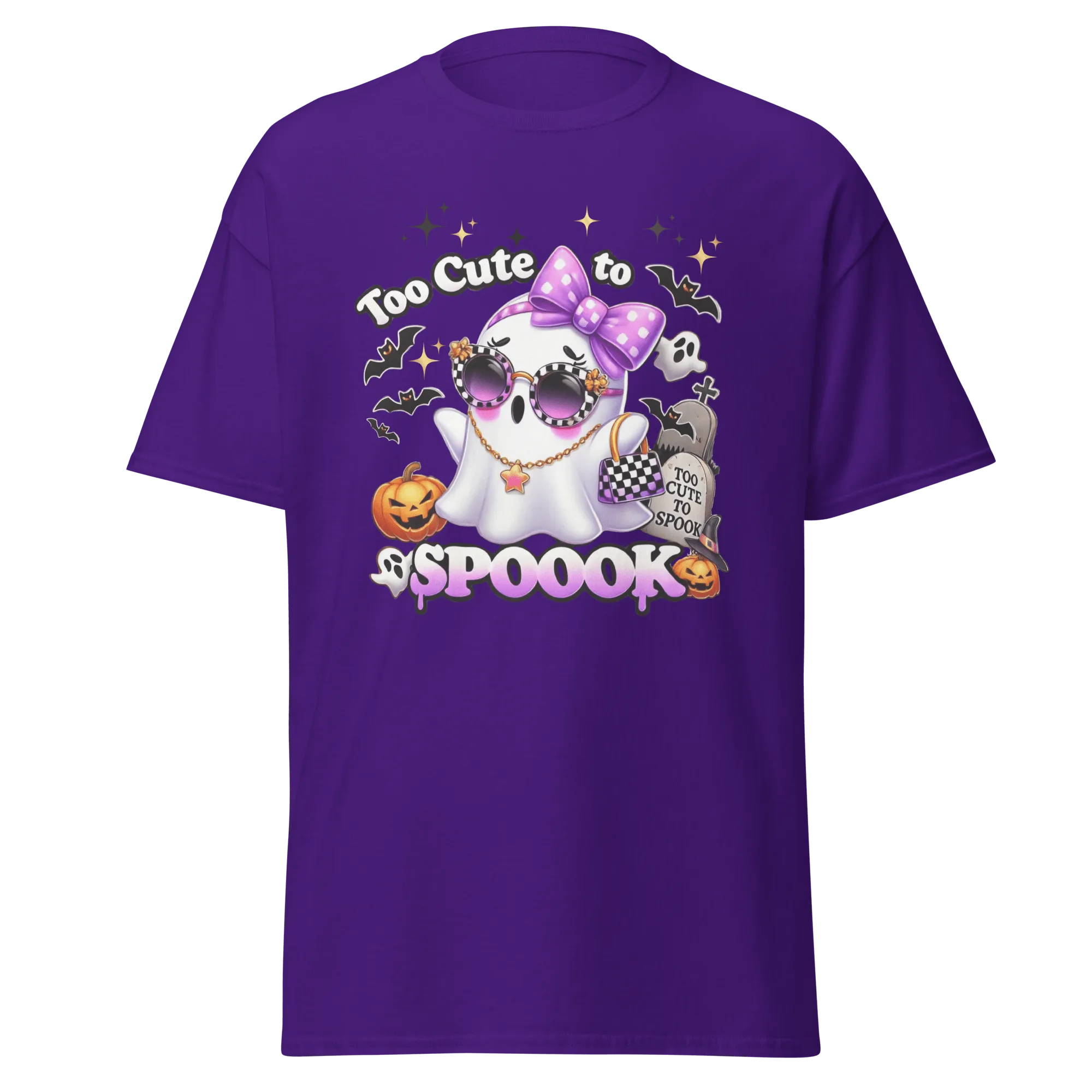 Too Cute To Spook - Halloween T-Shirt - Fun Halloween T-Shirt