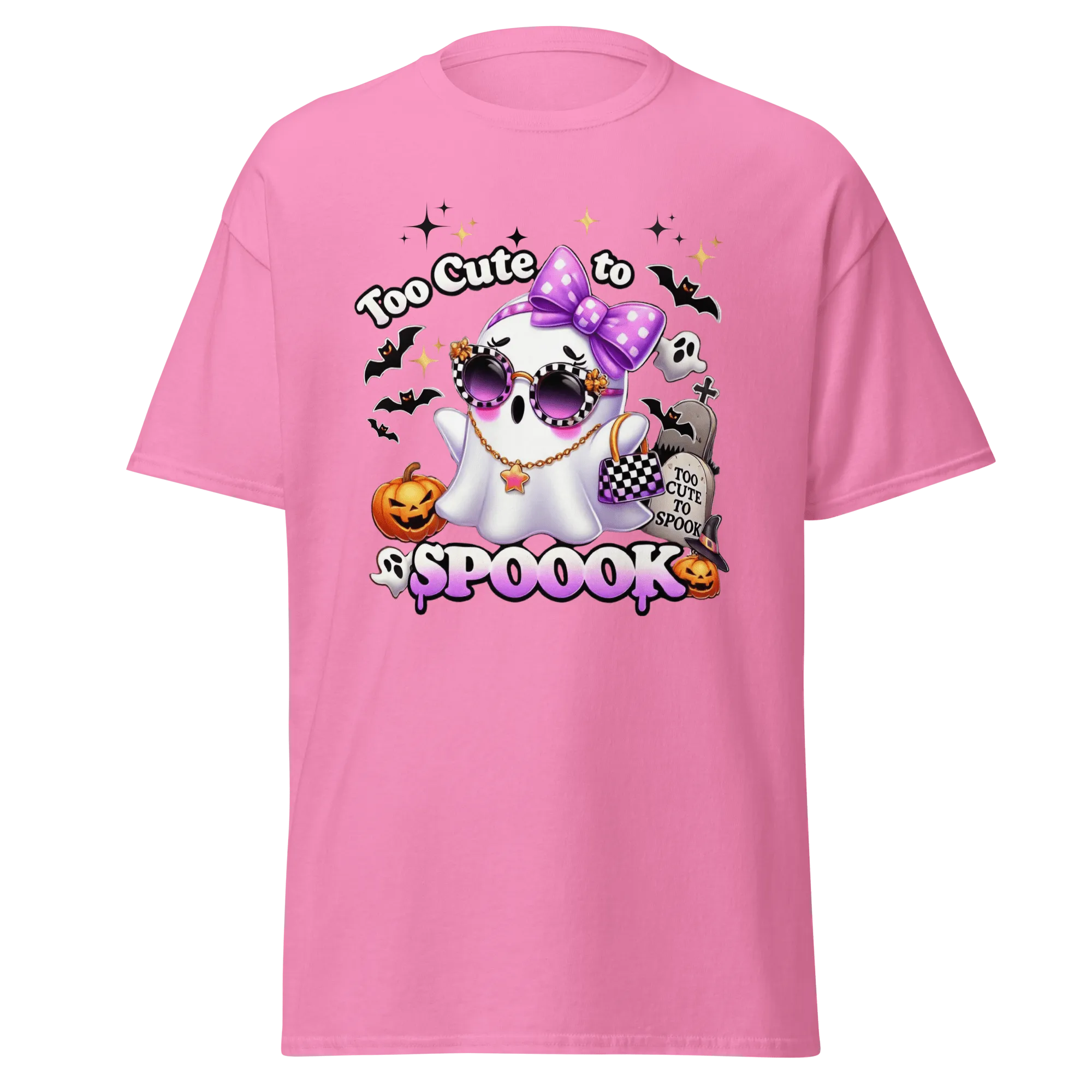 Too Cute To Spook - Halloween T-Shirt - Fun Halloween T-Shirt