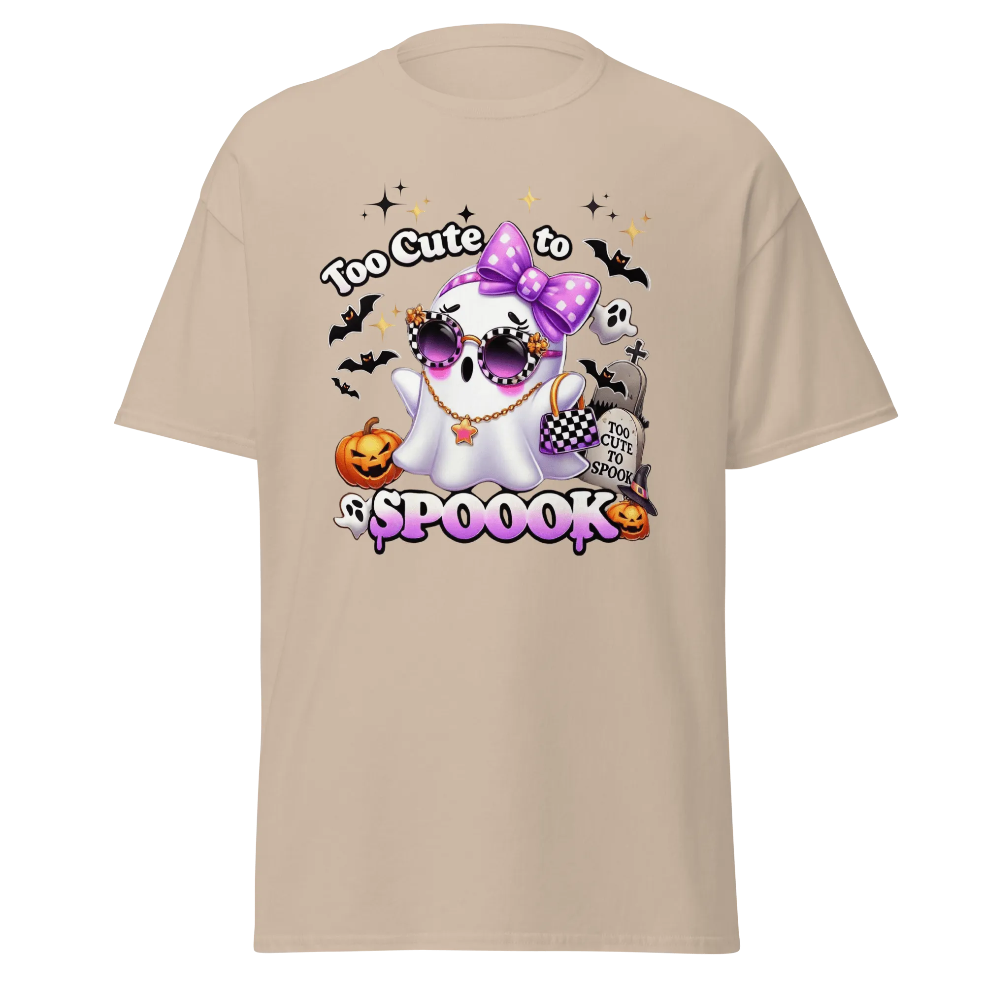 Too Cute To Spook - Halloween T-Shirt - Fun Halloween T-Shirt