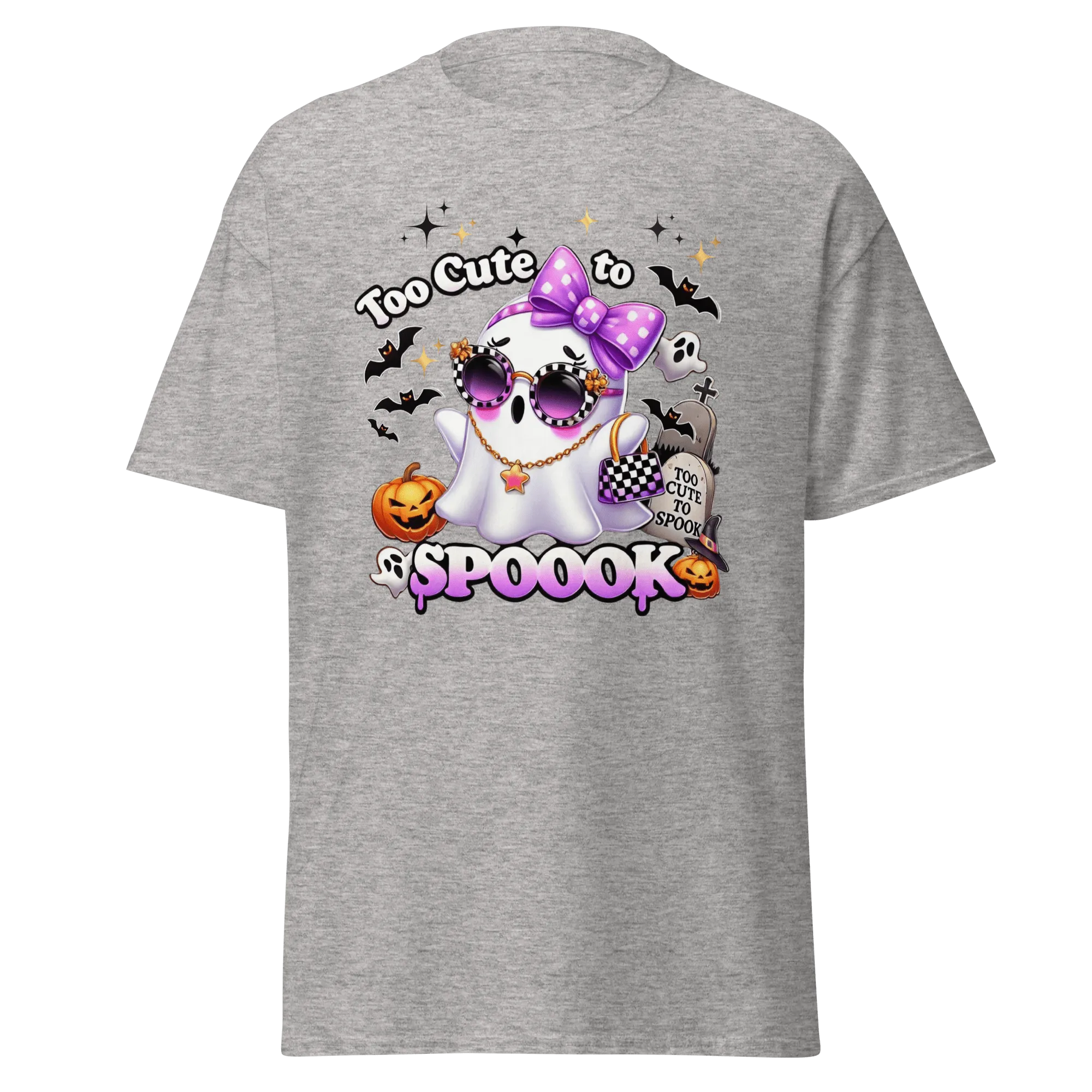 Too Cute To Spook - Halloween T-Shirt - Fun Halloween T-Shirt