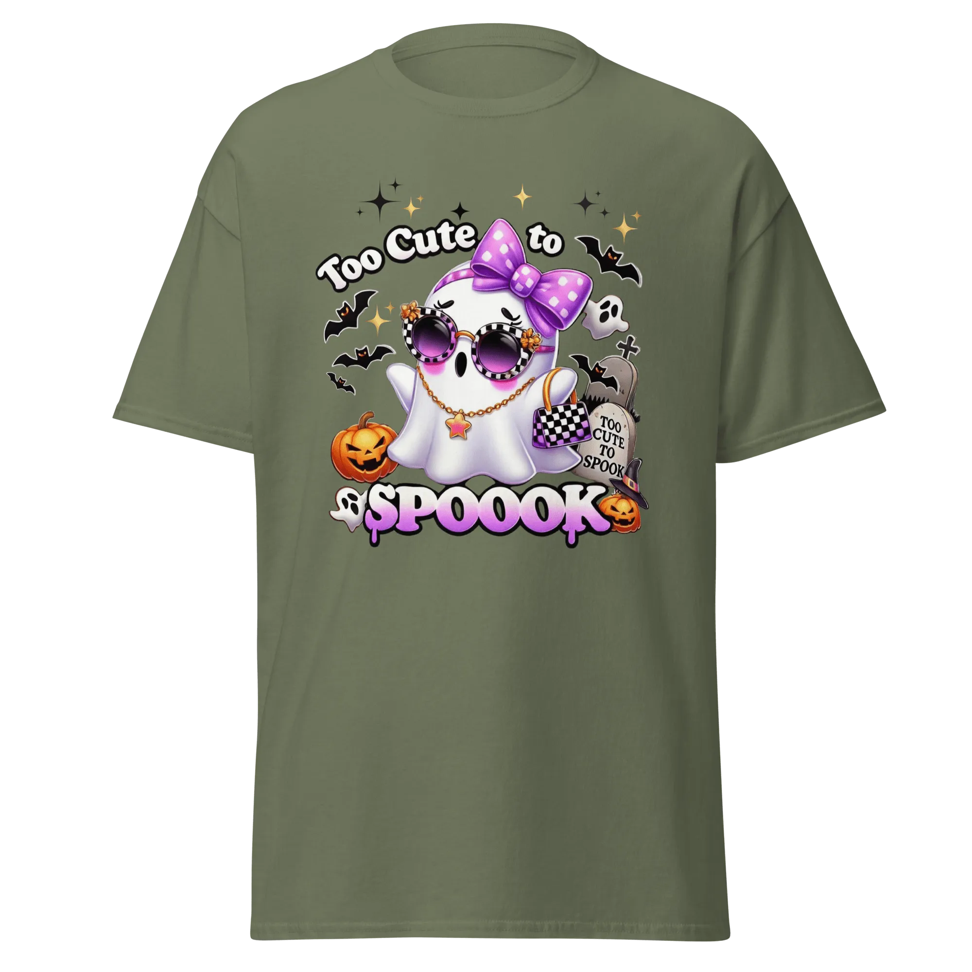 Too Cute To Spook - Halloween T-Shirt - Fun Halloween T-Shirt