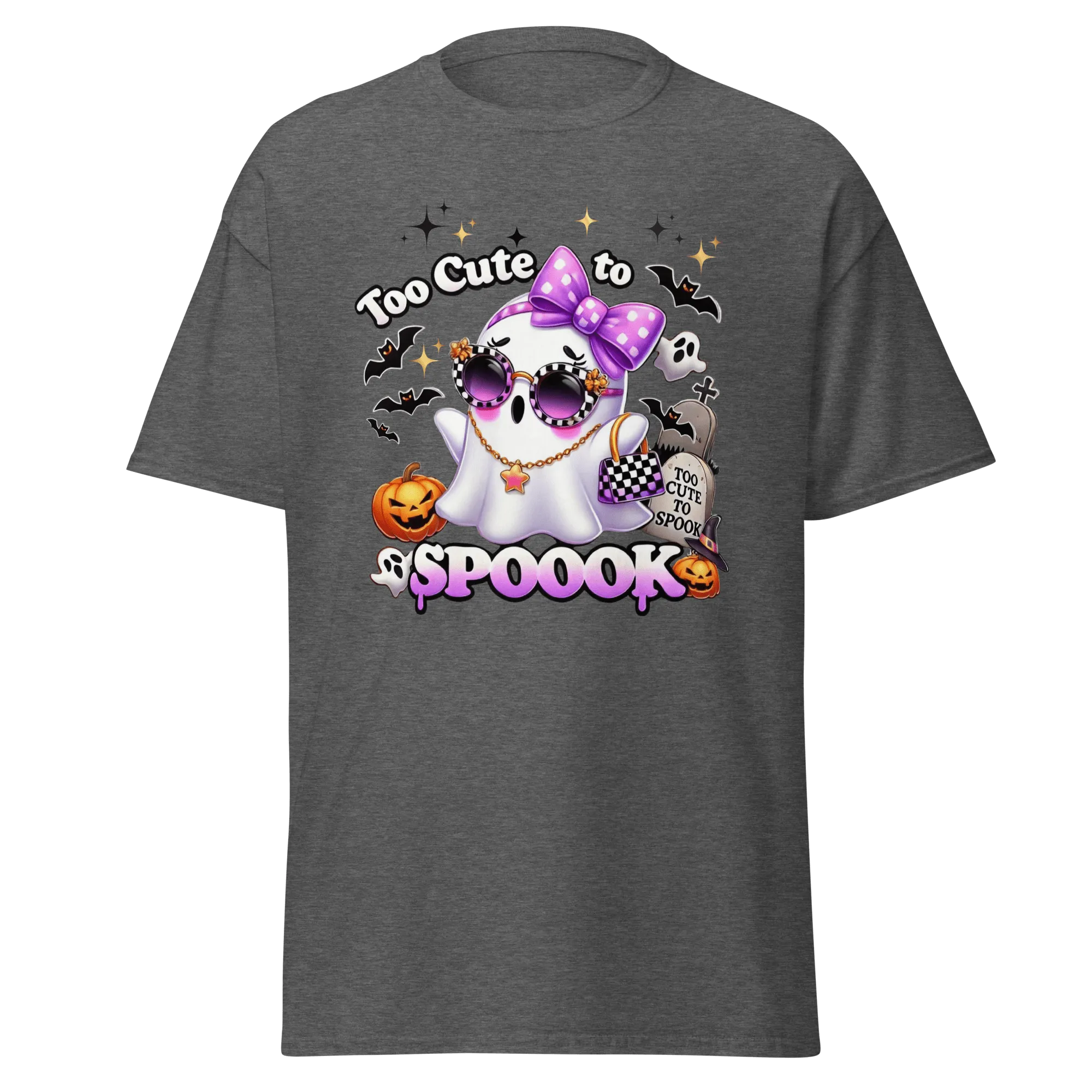Too Cute To Spook - Halloween T-Shirt - Fun Halloween T-Shirt