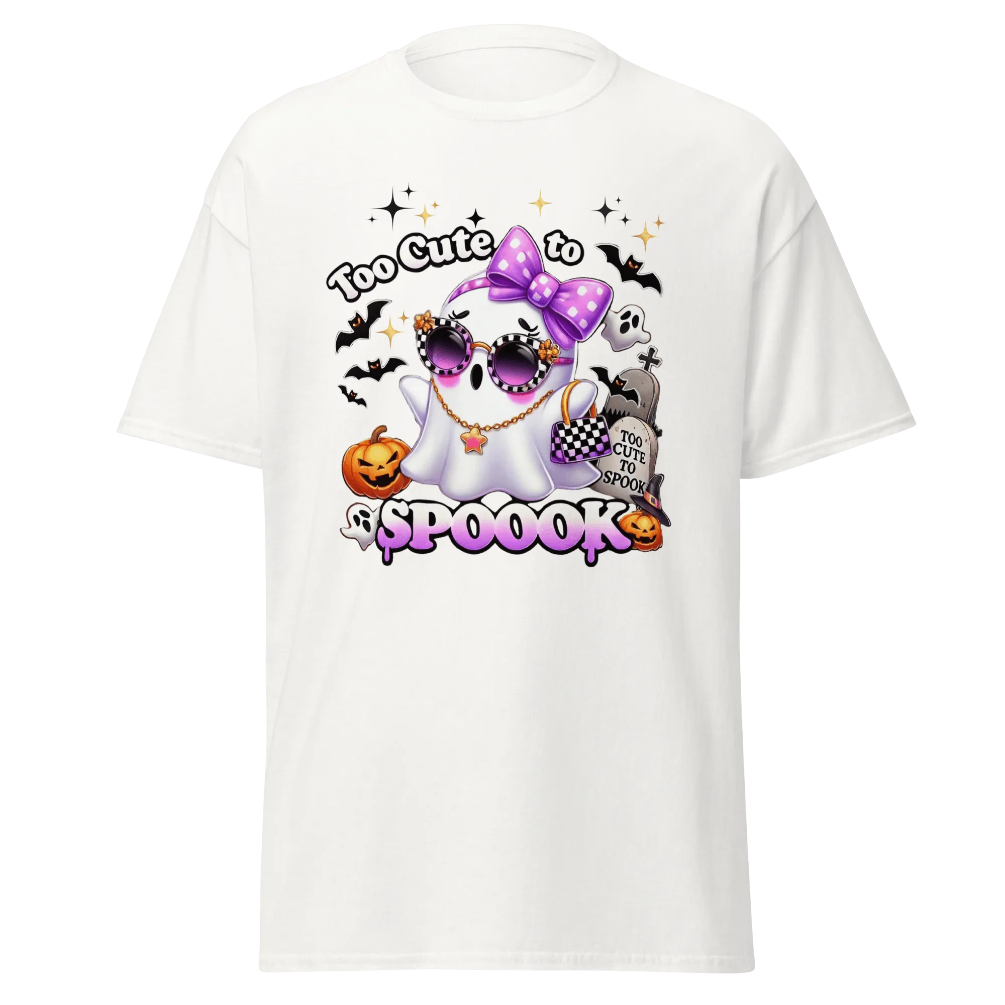 Too Cute To Spook - Halloween T-Shirt - Fun Halloween T-Shirt
