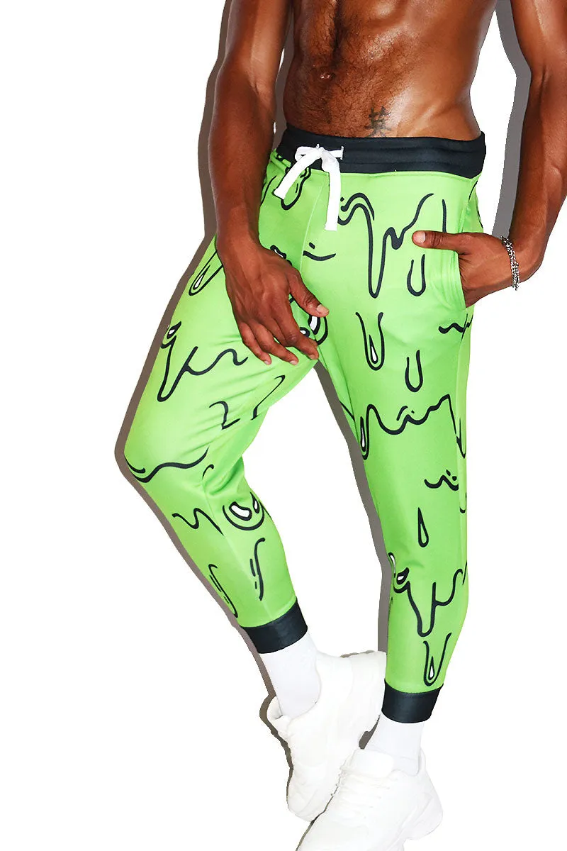Toxic Goo Joggers- Green