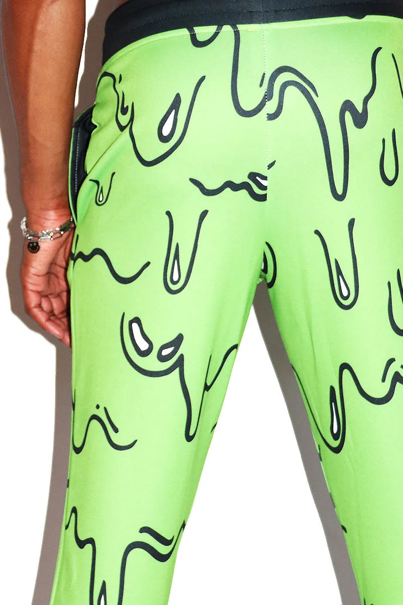 Toxic Goo Joggers- Green