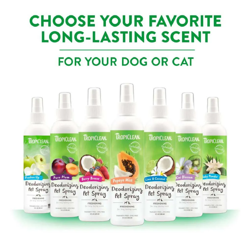 Tropiclean Berry Breeze Deodorizing Spray for Pets (8 oz)