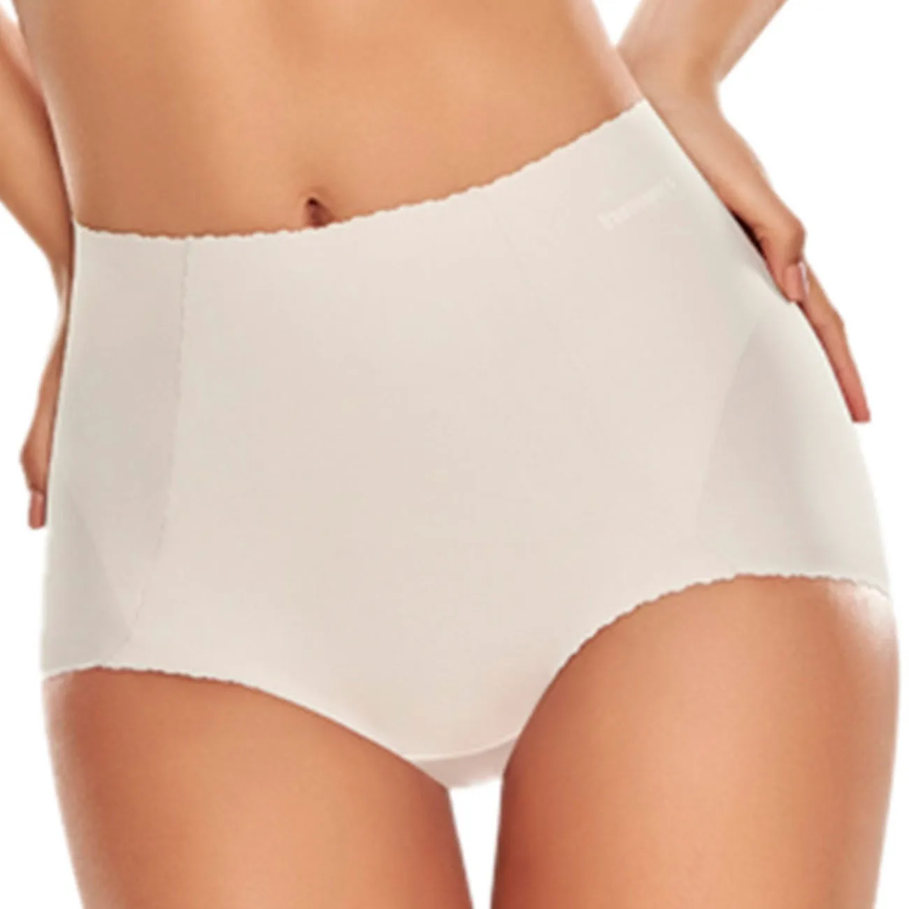 TrueShapers 1274 High-Waist Comfy Control Panty Color Beige