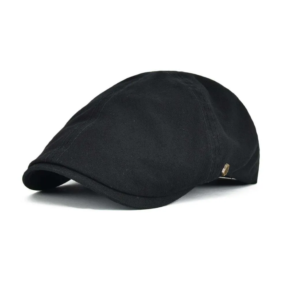 Twill Cotton Flat Cap