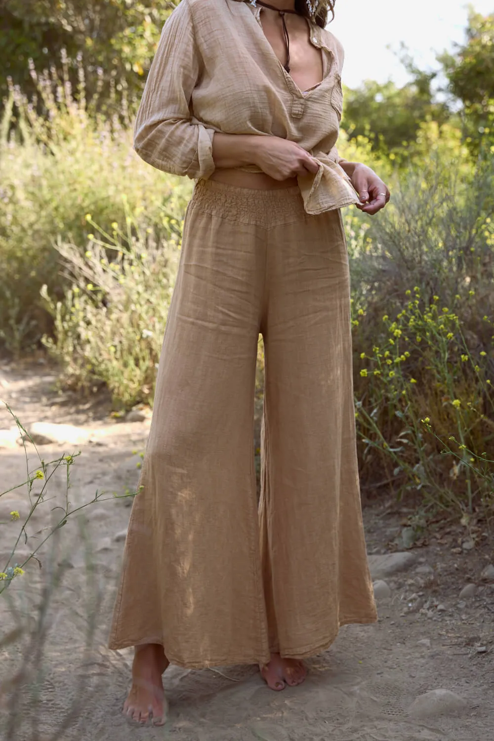 Unwind Linen Wide Legs