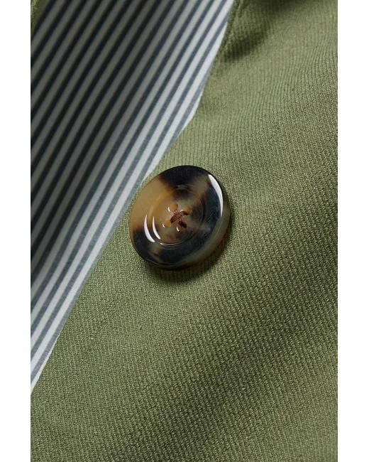 Veronica Beard Sevi Linen-Blend Twill Blazer