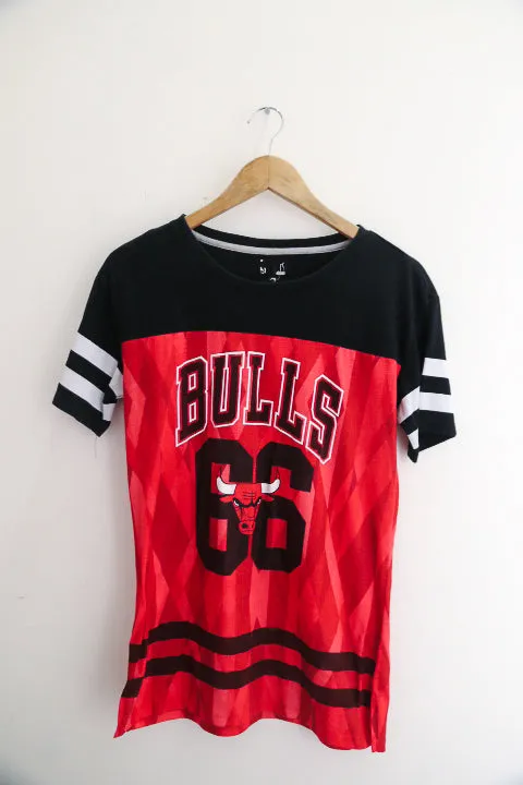 vintage Chicago bulls 66 mens medium red and black jersey