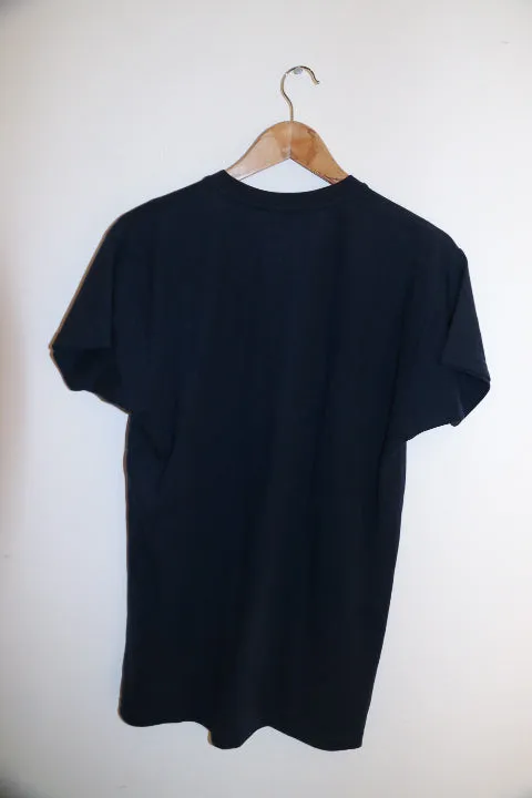 Vintage Fila plain blue medium mens t-shirt