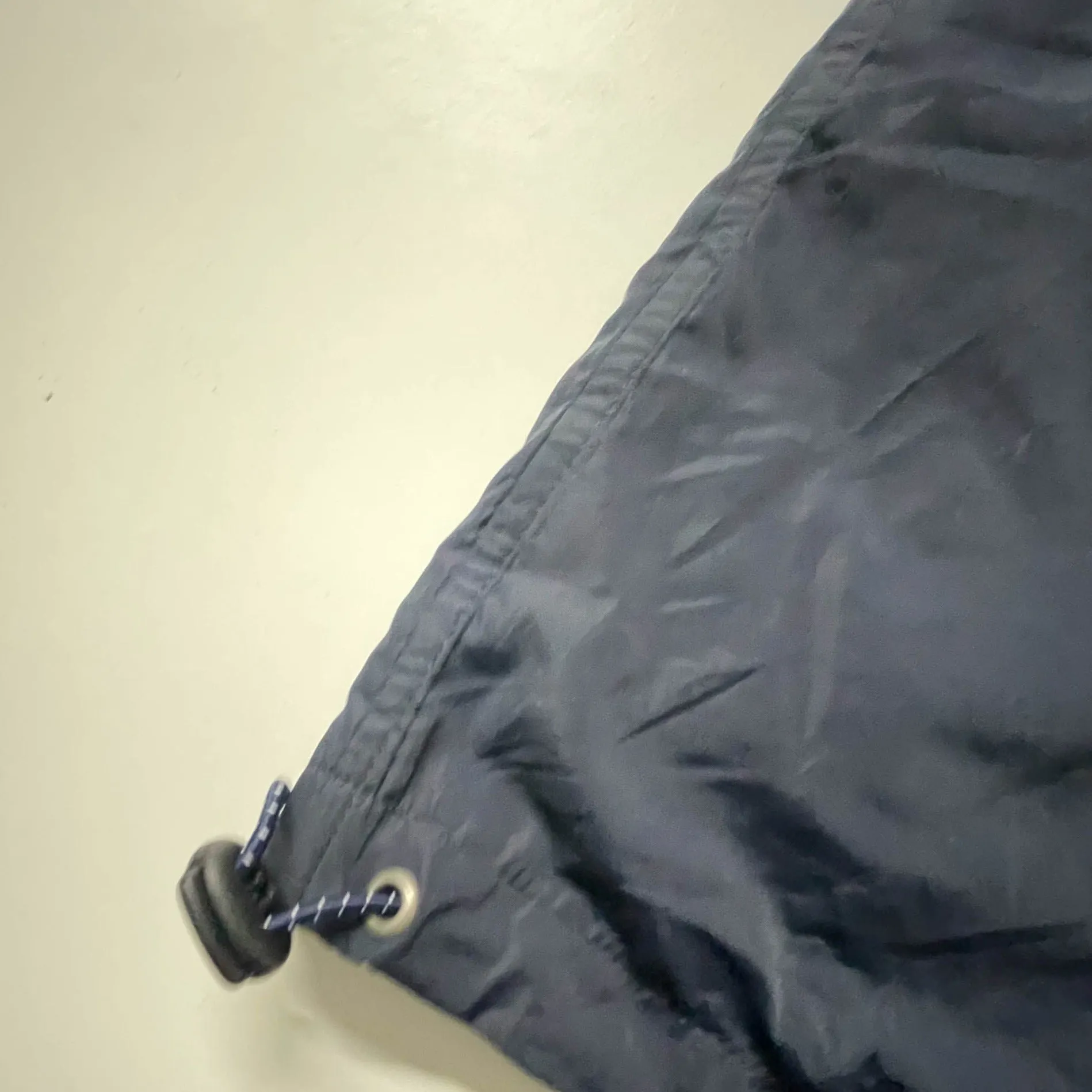 Vintage J.Crew Mercantile blue hooded rain jacket in S| Made in Vietnam|L26 W21|SKU 3844