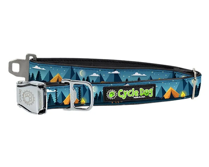 Waterproof no stink blue camping collar