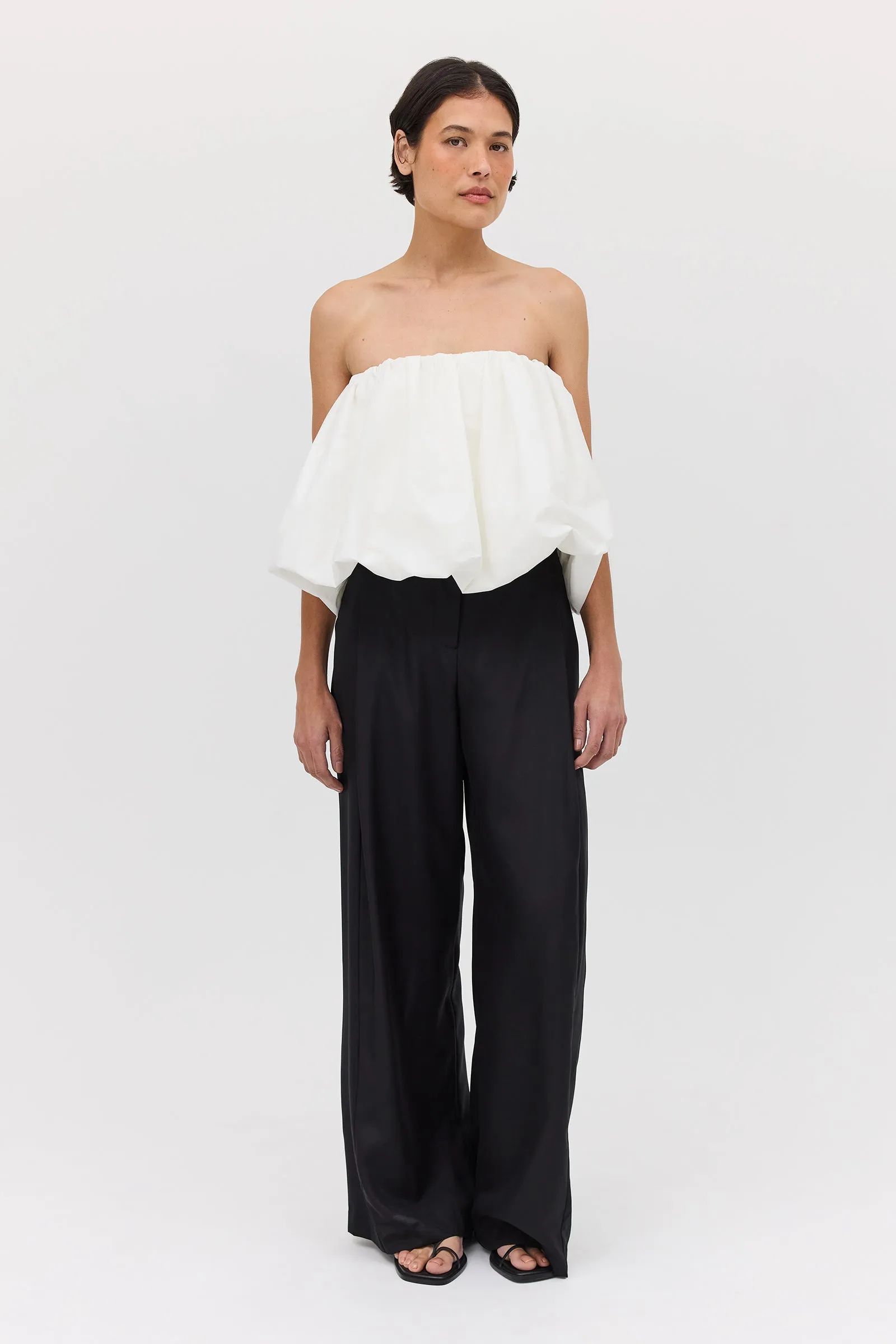 WHITE COTTON HAZEL TOP