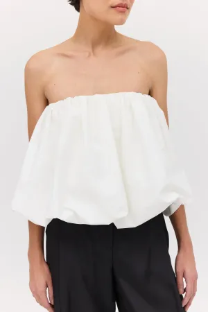 WHITE COTTON HAZEL TOP