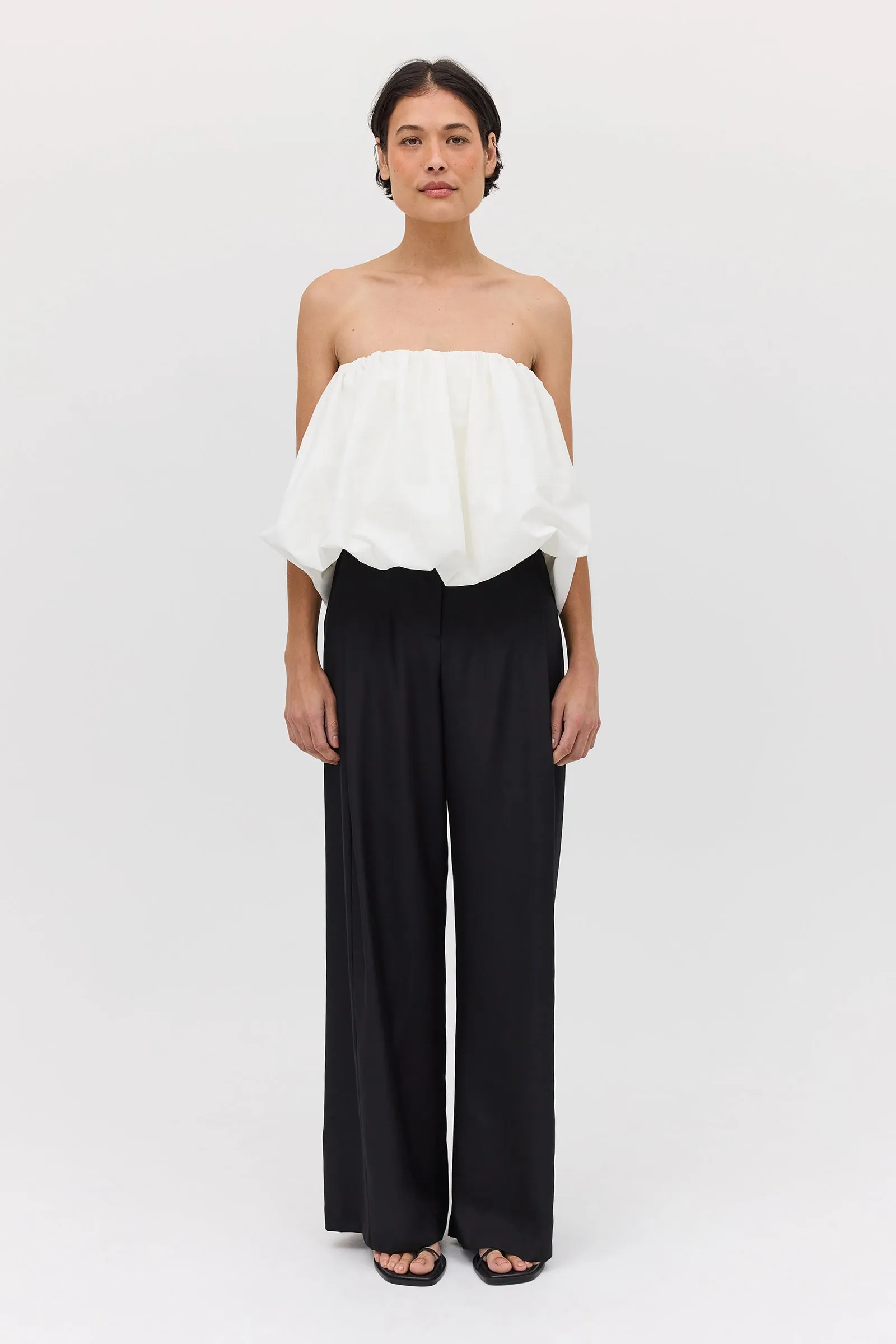 WHITE COTTON HAZEL TOP