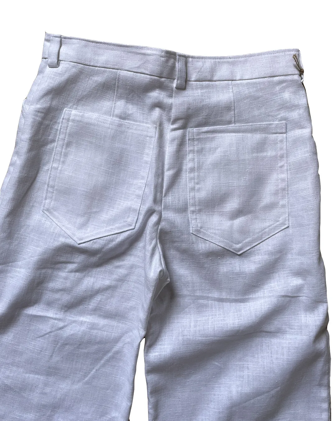 WHITE LINEN PANTS