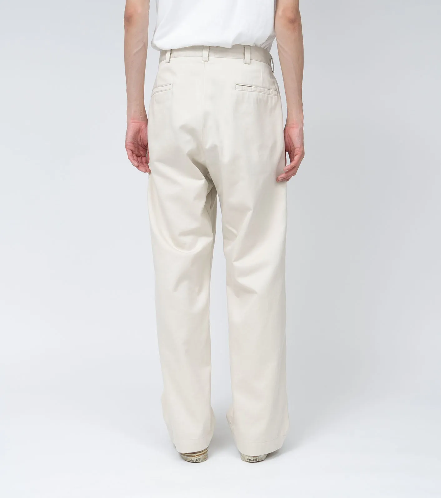 Wide Straight Chino Pants
