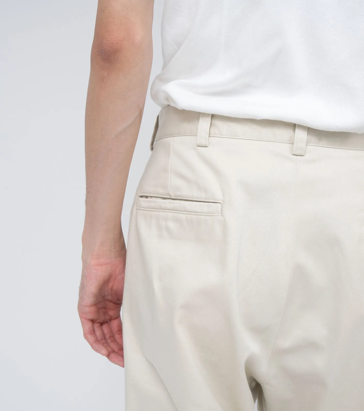 Wide Straight Chino Pants